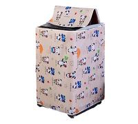 Odot Funda Lavadora de Carga Superior Funda, Lavadora Exterior Impermeable con Cremallera para Lavadora y Secadora de Carga Superior (Panda,L Capacidad ~ 12 KG)