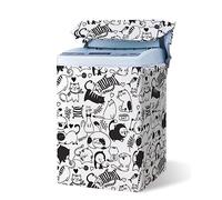 Odot Funda Lavadora de Carga Superior Funda, Lavadora Exterior Impermeable con Cremallera para Lavadora y Secadora de Carga Superior (Pintado a Mano,XL Capacidad 8,5-12kg)