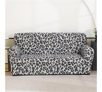 Odot Funda Sofa, Lujo Retro Funda Sofa 4/3/2/1 Plazas Lavables, Fundas Sofas Ajustables, Universal para Familias Cubre Sofa, Fundas Sofa Elasticas, Protector Sofa (3 plazas,Leopardo)