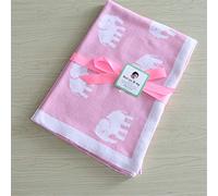 Odot Manta de Punto para Bebé Recién Nacido, Suave y Cálida Punto de Crochet Cobija Toalla de Cama Niños Swaddle para Bebe Cuna, Cochecito y Silla de Paseo (76x102cm,J)