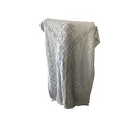 Odot Manta de Punto para Bebé Recién Nacido, Suave y Cálida Punto de Crochet Cobija Toalla de Cama Niños Swaddle para Bebe Cuna, Cochecito y Silla de Paseo (80x100cm,Gris Claro)