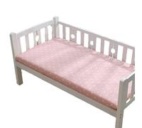 Odot Sábana Bajera Minicuna Sabanas Carrito Bebe Sabanas Capazo Niños y Niñas Transpirable Funda Capazo Universal, para Cama Ovalada, Reloj de Arena y Colchón Rectangula (200x135x10cm,Amar)