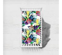 Odot Sábana Bajera para Carro de Bebe, Impresión Flor Plantas 3D Sábana Bajera para Colchón de Capazo Sabanas Carrito Bebe Sábana Bajera Cuna Suave Sabanas Minicuna (Plantas tropicales,75x33cm)