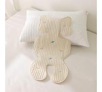 Odot Sitzauflage Kinderwagen Sommer, Universal Sitzauflage für Kinderwagen Atmungsaktive Sommer Sitzeinlage Buggy und Kindersitz Waschbar Babyschale Sitzbezug (H,72x40cm)