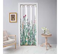 Odot Tende per Interni Porta, Motivo Fiore 3D Tende Oscuranti con Occhielli 1 Pannello Isolamento Termico Divisoria per Stanza, per Decorative Finestra Pareti Armadio (Planta,150x200cm)