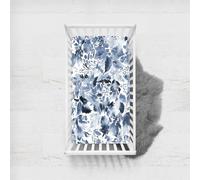 Odot Universal Sábana Bajera, 3D Sabanas Niños y Niñas Transpirable Funda Capazo Carrito Bebe, para Cama Ovalada, Reloj de Arena y Colchón Rectangula (pintura en tinta,95x65cm)