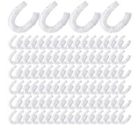 Odoukey 100 revestimientos Desechables de plástico Transparente para Jaula, Conejo, cobaya, película de Inodoro a Prueba de Fugas para conejitos, Hurones, Chinchillas, pájaros, Animales pequeños