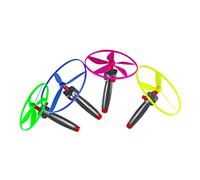 Odoukey 4 Juegos de platillos voladores de Colores aleatorios, Spinner de Juguete, Discos voladores, hélice de Juego para niños, Discos para niños