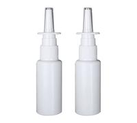 Odoukey Botellas vacías de espray Nasal de 30ml, contenedor de Botella de pulverizador de Nariz rellenable de plástico, 2 uds.