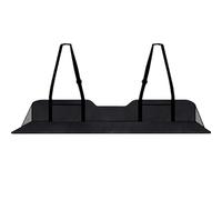 Odoukey Cama para Dormir de Coche no Inflable de 4 Pliegues, Color Negro, 50x16, colchón de Franela para Asiento Trasero con Bolsa de Almacenamiento para camión, Camping y Pesca