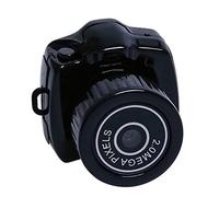 Odoukey Cámara Deportiva Grabación en Bucle 480P, Mini videocámara Gran Angular, cámara espía portátil para Exteriores activada por Voz de 200 mAh