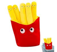 Odoukey Juguete de Peluche Divertido de Papas Fritas de 19, 7 Pulgadas, Almohada Suave de simulación de Papas Fritas para sofá, cojín, cumpleaños para niñas