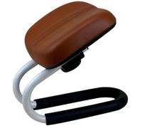 Odoukey Taburete de meditación cómodo Ajustable, Banco de oración portátil con Almohadilla Antideslizante para Yoga orando en casa, marrón