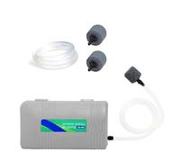 Odowalker Bomba de oxígeno portátil para acuario, 2 D Baterías accionadas, bomba de aire de reserva, tanque de peces, burbujeador de aire, salvador de peces, aireador de acuario para pesca al aire libre