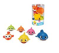 ODS 48821 Baby Shark Juego de 6 Tiburones Suaves para baño, Multicolor