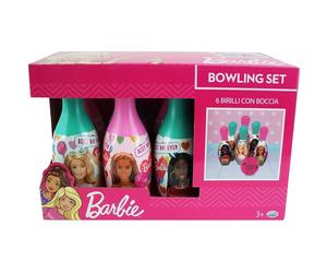 Ods Barbie Set De Bolos Con 6 Bolas Y Una Pelota De Plástico