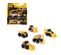 ODS Cat 45807 - Juego de 5 vehículos de Trabajo Surtidos con Ruedas Libres, Medida vehículos 8 cm, Edad Recomendada +2 años, 45807