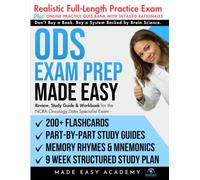 ODS Exam Prep Made Easy: Review, Study Guide & Test Prep for the NCRA Oncology Data Specialist Exam with Flashcards, an Online Quiz Bank, 7 Week Study ... Practice Test (Made Easy Academy Series)