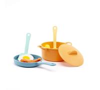 ODS - Maisonelle Bio, Juego de ollas y Accesorios de Cocina para niños | Con sartén, cucharones, alimentos, edad recomendada +2 años