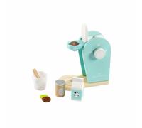 ODS - Maisonelle Nature, mi Primera máquina de café, Juguete para niños de Madera, con monodosis, Taza, Cuchara, Leche, 16,2 x 9 x 17 cm, Edad Recomendada +3 años
