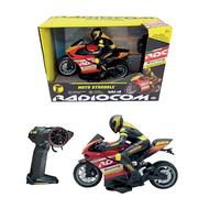 ODS - Radiocom Moto de Carretera, Moto teledirigida Juguete, Mando a Distancia 2.4 GHz, 7 Funciones, Escala 1:10, Edad +6 años