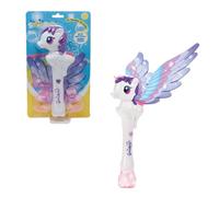 ODS - Soplador de Burbujas con alas y Luces LED, 100 ml de solución incluida (2 Botellas de 50 ml), Funciona a Pilas