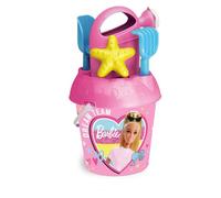 ODS- Sunday Barbie XL con Cubo de 19 cm, Pala, rastrillo y regadera, Juegos de Playa para niños (44892)