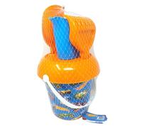 ODS | Sunday Hot Wheels - Juego de Playa XL con Cubo de 19 cm, Pala, rastrillo, tamiz y regadera, Juegos de Playa para niños