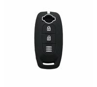 ODSMBK Funda de Llave de Coche de Silicona para Protector de Llavero para Nissan X-Trail T33 Qashqai J12 Teana 2022 2023 Porta Llaves Protector de Bolso-Black with Chain