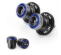 ODSMBK Soporte Trasero CNC para Motocicleta Brazo oscilante Deslizadores de Eje Soporte para Husqvarna Svartpilen 701 Moto SM 701 Enduro TE 701 Brazos de Columpio Spool-Blue-Combo