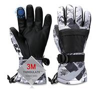 Odtmger Gants de Ski, Gants de Neige Les Plus Chauds, imperméables et Respirants pour Temps Froid, conviennent Aussi Bien aux Hommes qu'aux Femmes, pour l'extérieur Parent-Enfant