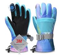 Odtmger Guantes de esquí, Guantes de Nieve Impermeables y Transpirables más cálidos para climas fríos, se adaptan Tanto a Hombres como a Mujeres, para Padres e Hijos al Aire Libre