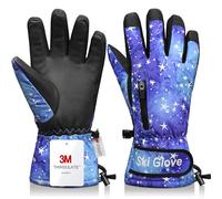 Odtmger Guantes de esquí para Todo Tipo de Deportes al Aire Libre en Invierno frío, Guantes de Nieve cálidos y Transpirables