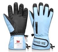 Odtmger Guantes de esquí para Todo Tipo de Deportes al Aire Libre en Invierno frío, Guantes de Nieve cálidos y Transpirables