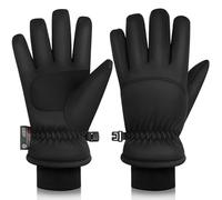 Odtmger Guantes de invierno a prueba de viento para hombres y mujeres, ideales para esquí, ciclismo, running, trabajo al aire libre y clima frío.