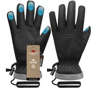 Odtmger Guantes para esquí impermeables de invierno niños, hombres y mujeres. Son los guantes perfectos para el clima frío durante el ciclismo, la conducción y la carrera.
