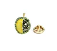 odulu Mini broche de frutas con hebilla antirreflejos, pin de frutas Aolly para hombre, mujer, niños, niñas, suéter, bufandas, chal, vestido, regalo, 1.7*1.3cm, Metal