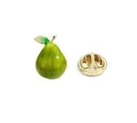 odulu Mini broche de frutas con hebilla antirreflejos, pin de frutas Aolly para hombre, mujer, niños, niñas, suéter, bufandas, chal, vestido, regalo, 1*1.5cm, Metal