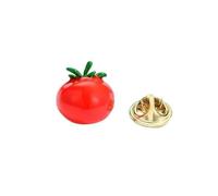 odulu Mini broche de frutas con hebilla antirreflejos, pin de frutas Aolly para hombre, mujer, niños, niñas, suéter, bufandas, chal, vestido, regalo, 1.5*1.5cm, Metal