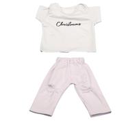 odulu Ropa de muñeca para muñeca Americana de 18 Pulgadas-Conjunto Casual de Tops y Pantalones con Estampado de Leopardo para muñecas de 43-46 cm-2 Piezas/Set-B