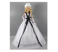 odulu Ropa para muñeca de América de 11.5 Pulgadas,Muñeca SD 30cm-Vestido de Novia Blanco,Falda de Princesa,Vestido de Noche,Conjunto de Disfraz para muñeca BJD 1/6-1 Pieza-#H