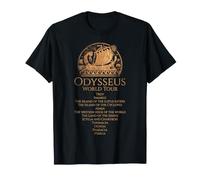 Odysseus World Tour Barco Griego Antiguo Mitológico Camiseta
