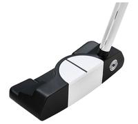 Odyssey Ai Dual Double Wide 1/2 Ball Double Bend Putter de golf Mano derecha, 33", Pistol