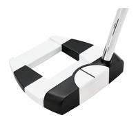 Odyssey Ai Dual Jailbird Mini 1/2 Ball Double Bend Putter de golf Mano izquierda, 34", Pistol