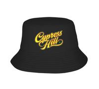 OEBANQGIV Cypress Hill Black Sunday Bucket Hat para Mujeres Gorros de Pescador Gorros clásicos de Viaje de Playa Personalidad Patrón Outdoor Sombreros de Sol