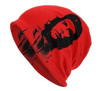 OEBANQGIV Gorro de Gorro Personalizado de Ernesto Che Guevara Sombrero de Punto de Invierno Sombreros de Punto de Outdoor Ski Cuba Revolution Skullies Gorros de Cabeza