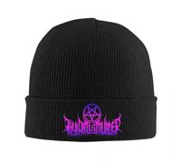 OEBANQGIV Tu Arte es Asesinato, Logo Morado, Gorros, Banda Deathcore, Gorras, Hombres, Calaveras Unisex, Gorros, Gorros de Cabeza de otoño-Invierno, Gorros de Cabeza,