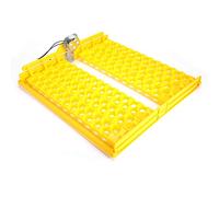 OEBUAFI 132 Piezas Bandeja Giratoria Automática para Huevos Bandeja Giratoria para Huevos Accesorio de Incubación con Motor Sin Escobillas de Cobre Puro para Eclosionar Polluelos y Criar (220V)