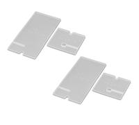 OEBUAFI 2 Juegos de Moldes de Silicona, Molde de Resina Epoxi para Soporte de Teléfono, Suave, Flexible, Reutilizable, con Diseño de Puerto de Carga, para Teléfono Inteligente, Tableta,