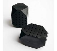 OEBUAFI 2PCS Ejercitador de Mandíbula Entrenamiento Reductor de Mentón Doble Dispositivo Fortalecedor de Línea de Mandíbula Entrenador de Línea de para Hombres y Mujeres Tamaño (BLACK)